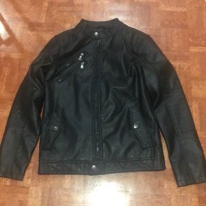 Faux leather jacket
